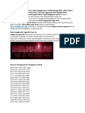 Togel singapore
